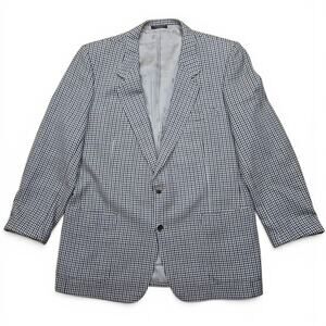 WALTER PYE'S Wool Cashmere blend Houndstooth Blazer Men's 46L VTG 90s Old Money